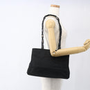 PRADA Shoulder Bag Nylon Black Silver Auth bs33284-24