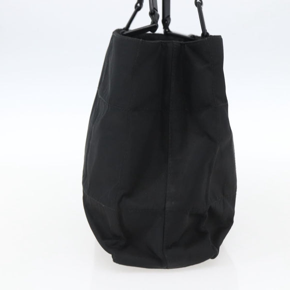 PRADA Shoulder Bag Nylon Black Silver Auth bs33284
