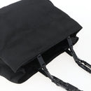 PRADA Shoulder Bag Nylon Black Silver Auth bs33284-6