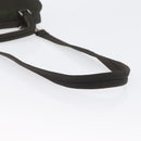 PRADA Hand Bag Nylon 2way Khaki Silver Auth bs33285-10