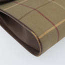 Burberrys Nova Check Shoulder Bag Canvas Beige Gold Auth bs33287-11