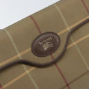 Burberrys Nova Check Shoulder Bag Canvas Beige Gold Auth bs33287-14