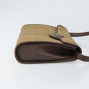 Burberrys Nova Check Shoulder Bag Canvas Beige Gold Auth bs33287-4