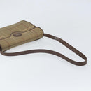 Burberrys Nova Check Shoulder Bag Canvas Beige Gold Auth bs33287-7