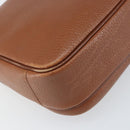 Burberrys Shoulder Bag Leather Brown Gold Auth bs33288-16