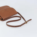 Burberrys Shoulder Bag Leather Brown Gold Auth bs33288-7