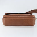 Burberrys Shoulder Bag Leather Brown Gold Auth bs33288-5
