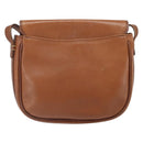 Burberrys Shoulder Bag Leather Brown Gold Auth bs33289-2