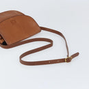 Burberrys Shoulder Bag Leather Brown Gold Auth bs33289-7