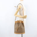 GUCCI Micro GG Supreme Shoulder Bag PVC Beige Gold 001 084 4793 Auth bs33290-24
