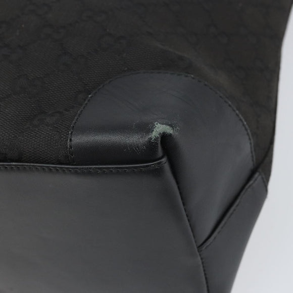 GUCCI GG Canvas Handtas Zwart 002 1121 Auth bs33294
