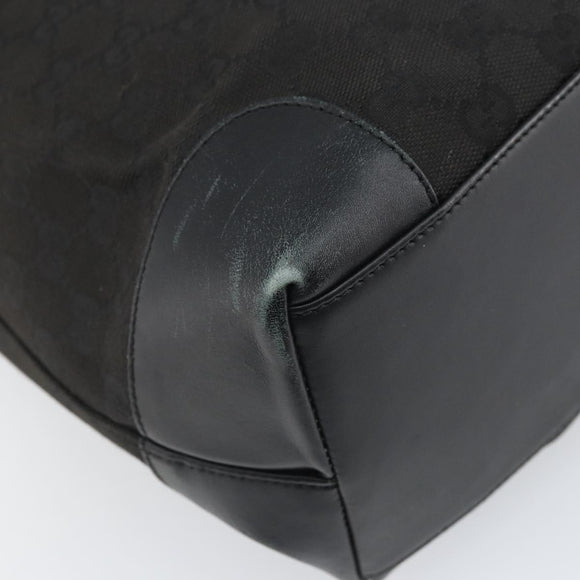 GUCCI GG Canvas Handtas Zwart 002 1121 Auth bs33294