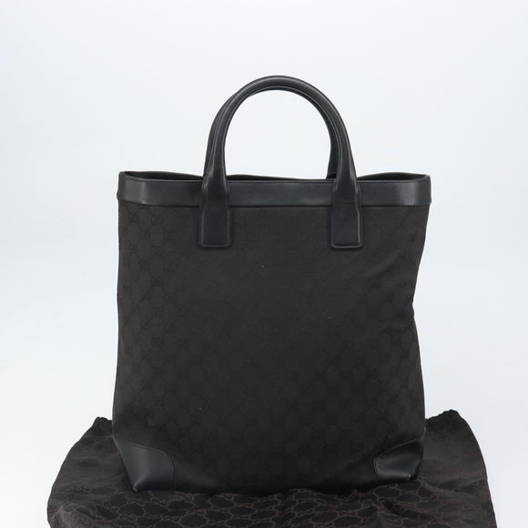 GUCCI GG Canvas Handtas Zwart 002 1121 Auth bs33294