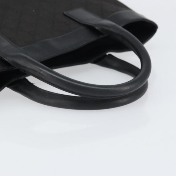 GUCCI GG Canvas Handtas Zwart 002 1121 Auth bs33294