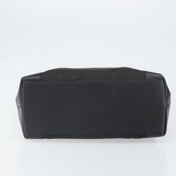 GUCCI GG Canvas Handtas Zwart 002 1121 Auth bs33294