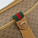 GUCCI Micro GG Supreme Web Sherry Line Bag PVC Beige Gold 89 02 032 Auth bs33296-18