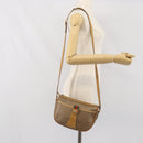 GUCCI Micro GG Supreme Web Sherry Line Bag PVC Beige Gold 89 02 032 Auth bs33296-24