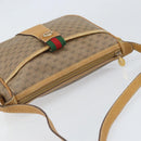 GUCCI Micro GG Supreme Web Sherry Line Bag PVC Beige Gold 89 02 032 Auth bs33296-6