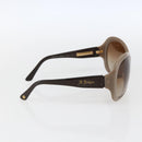 BVLGARI Sunglasses plastic Brown Auth bs33300-4