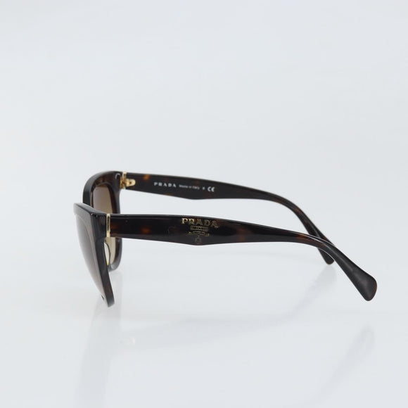 PRADA Sunglasses plastic Brown Auth bs33301