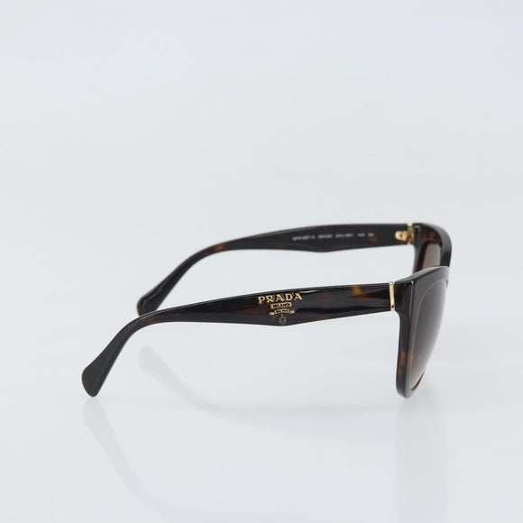 PRADA Sunglasses plastic Brown Auth bs33301