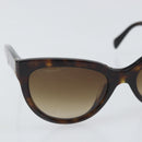 PRADA Sunglasses plastic Brown Auth bs33301-6