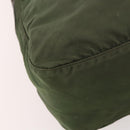 PRADA Shoulder Bag Nylon Khaki Silver Auth bs33303-16