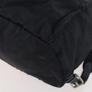 PRADA Backpack Nylon Navy Silver Auth bs33304-14