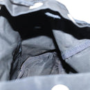 PRADA Backpack Nylon Navy Silver Auth bs33304-21