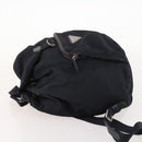PRADA Backpack Nylon Navy Silver Auth bs33304-4
