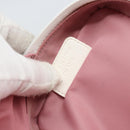 Christian Dior Trotter Canvas Pouch PVC Pink Silver Auth bs33307-18