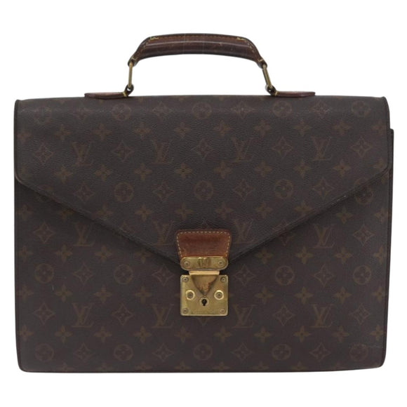 LOUIS VUITTON Monogram Serviette Conseiller Briefcase M53331 LV Auth bs33308
