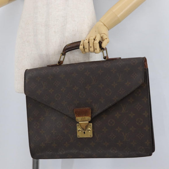 LOUIS VUITTON Monogram Serviette Conseiller Briefcase M53331 LV Auth bs33308