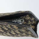 Christian Dior Trotter Canvas Clutch Bag Marineblau Silber Auth bs33309-9