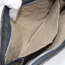 Christian Dior Trotter Canvas Clutch Bag Navy Silver Auth bs33309-12