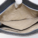 Christian Dior Trotter Canvas Clutch Bag Navy Silver Auth bs33309-19