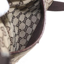 GUCCI GG Canvas Umhängetasche Beige Silber 122793 Auth bs33310-22