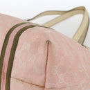 GUCCI GG Canvas Sherry Line Tote Bag Pink Gold 139260 Auth bs33311-15