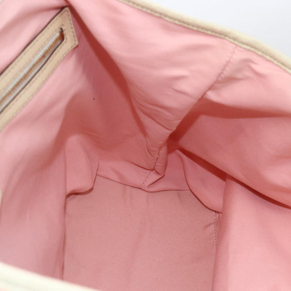 GUCCI GG Canvas Sherry Line Tote Bag Pink Gold 139260 Auth bs33311