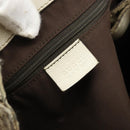 GUCCI GG Canvas Handtasche Web Sherry Line Beige Gold 211935 Auth bs33313-19