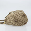 GUCCI GG Canvas Handtasche Web Sherry Line Beige Gold 211935 Auth bs33313-4
