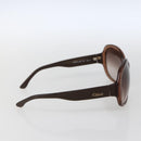 Chloe Sunglasses plastic Brown Auth bs33314-4