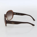 Chloe Sunglasses plastic Brown Auth bs33314-5