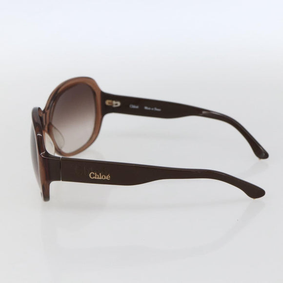 Chloe Sunglasses plastic Brown Auth bs33314