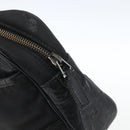 GUCCI GG Canvas Guccissima Clutch Bag Leather nylon Black 162782 Auth bs33316-14