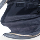 GUCCI GG Canvas Guccissima Clutch Bag Leather nylon Black 162782 Auth bs33316-16