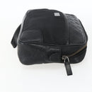 GUCCI GG Canvas Guccissima Clutch Bag Leather nylon Black 162782 Auth bs33316-5
