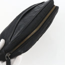 GUCCI GG Canvas Guccissima Clutch Bag Leather nylon Black 162782 Auth bs33316-6
