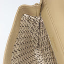 SAINT LAURENT Clutch Bag PVC Canvas Gray Auth bs33320-17