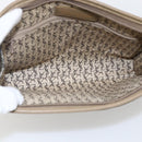 SAINT LAURENT Clutch Bag PVC Canvas Gray Auth bs33321-14